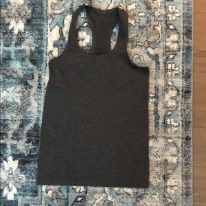 Grey lululemon racerback top